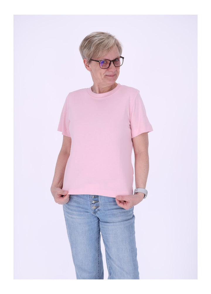 mjunik Damen T-Shirt Herzdruck