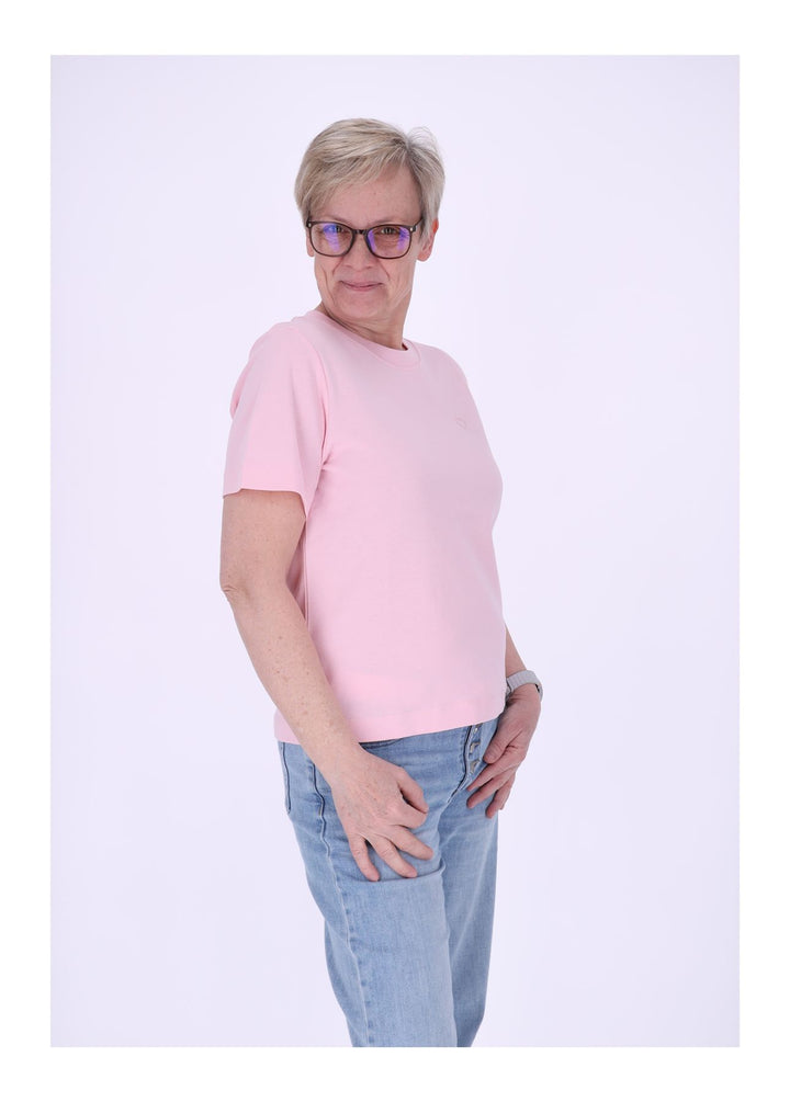 mjunik Damen T-Shirt Herzdruck