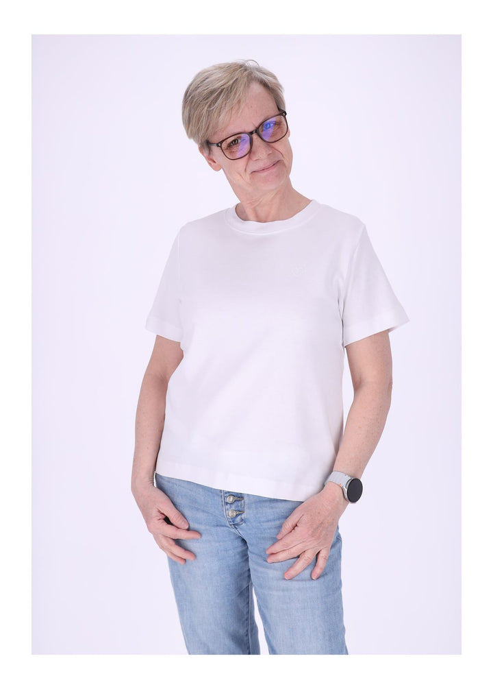 mjunik Damen T-Shirt Herzdruck