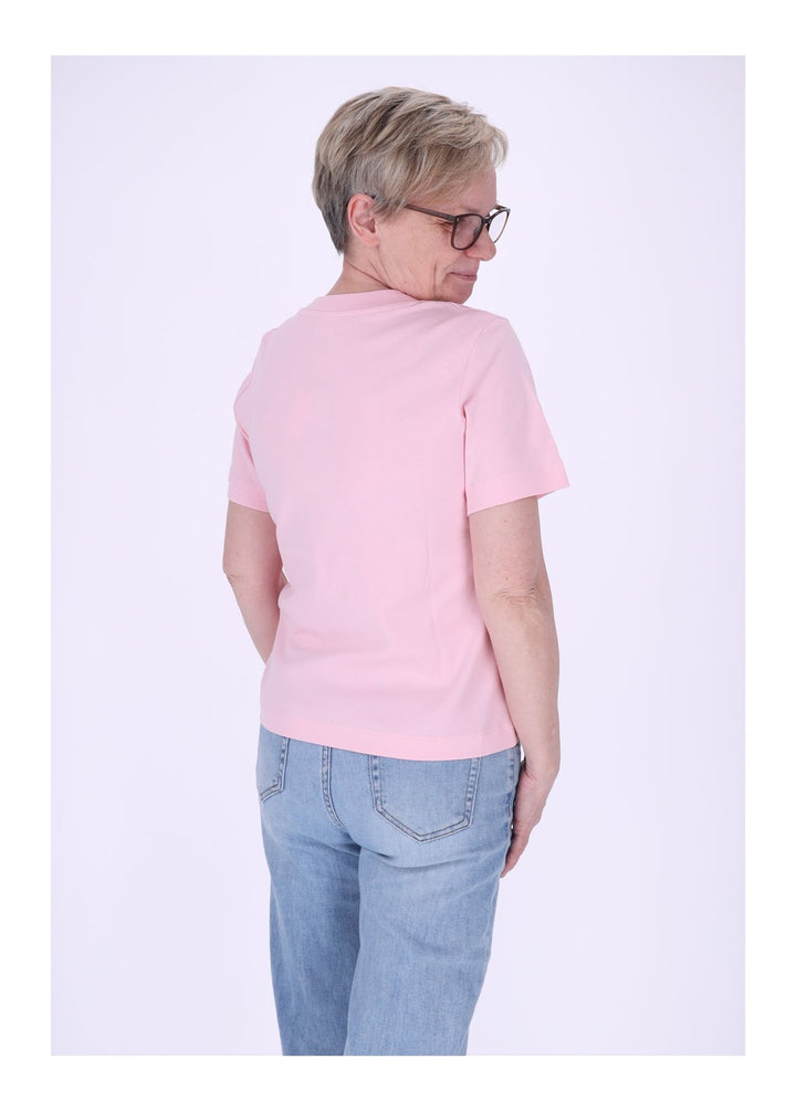 mjunik Damen T-Shirt Herzdruck