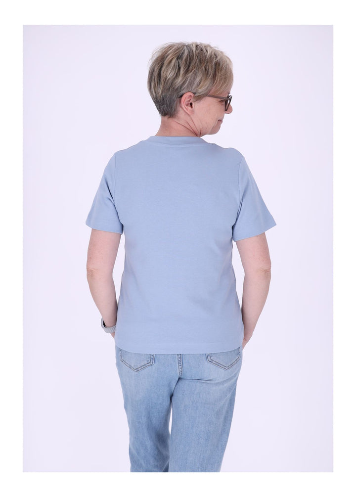 mjunik Damen T-Shirt Herzdruck