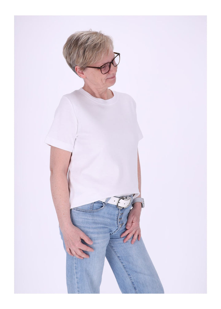 mjunik Damen T-Shirt Herzdruck