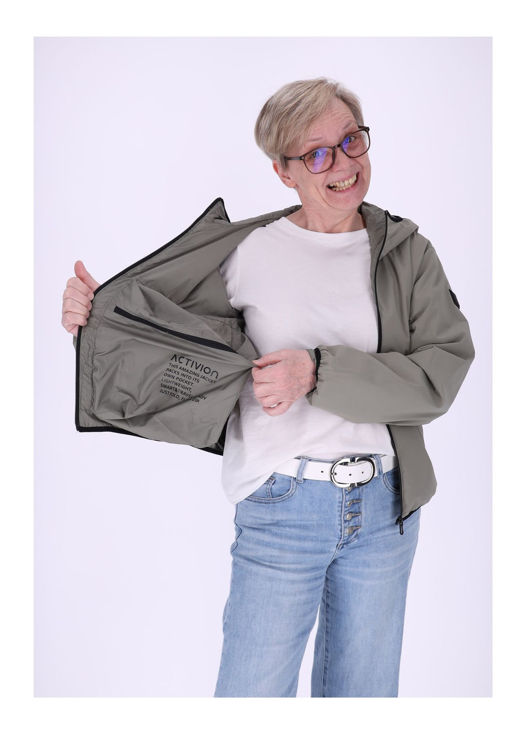 New View Leichtblouson Damen verstaubar
