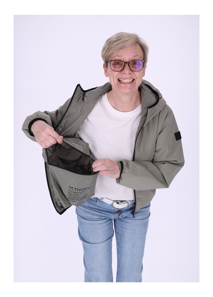 New View Leichtblouson Damen verstaubar