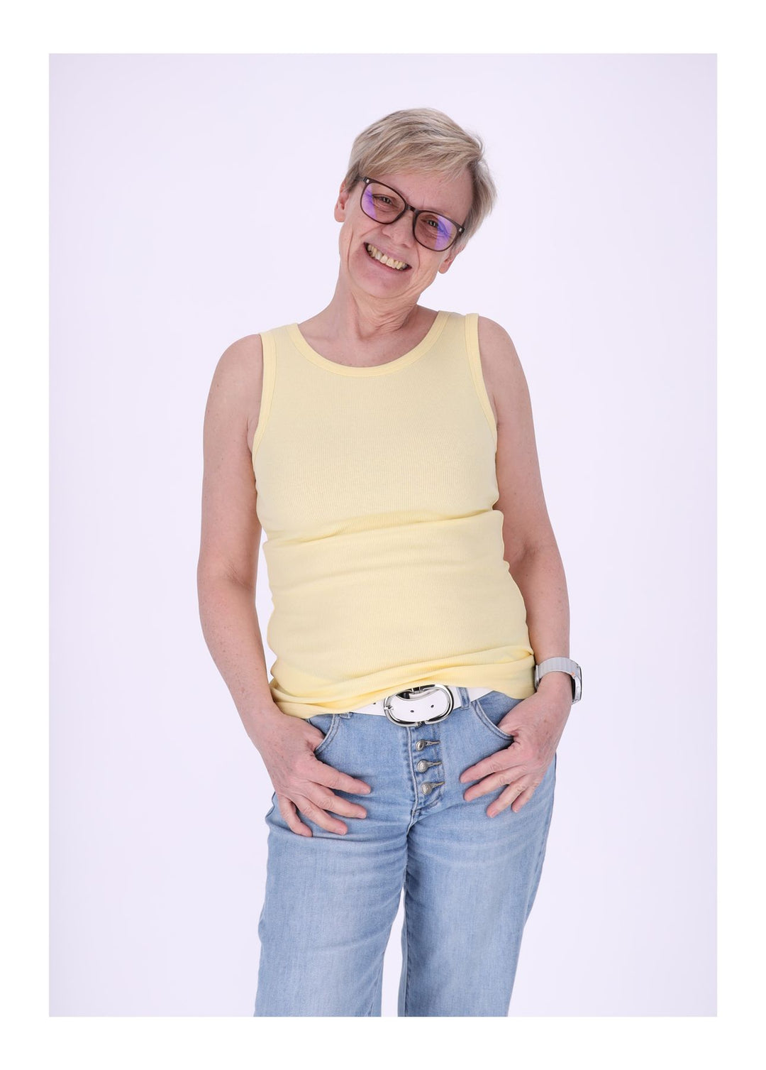 New View Damen T-Shirt Feinripp