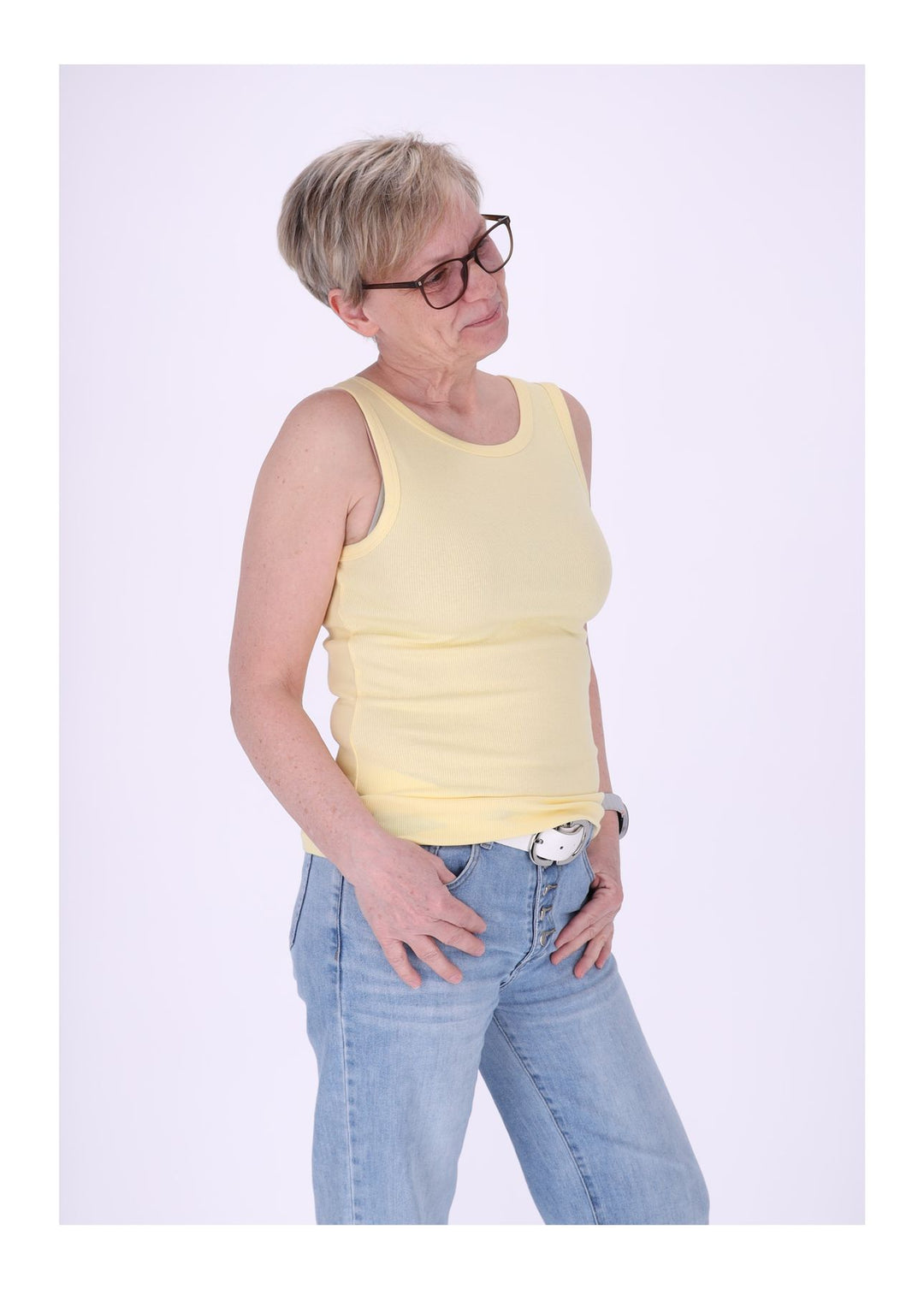 New View Damen T-Shirt Feinripp