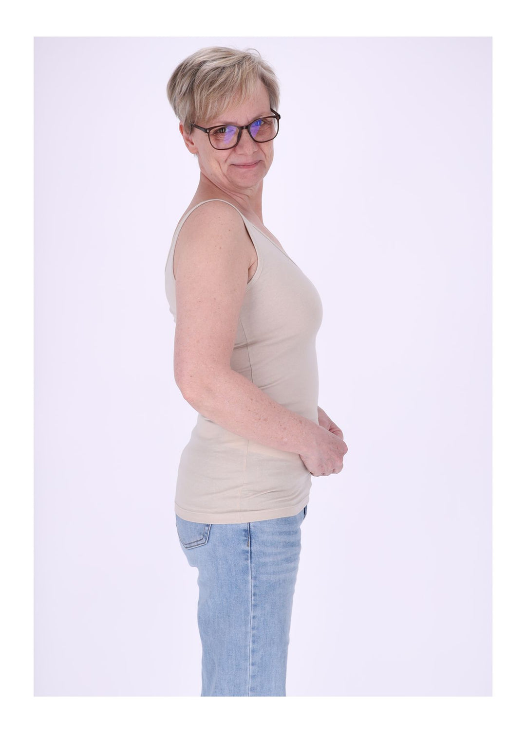 BELLUNO Top Damen Baumwolle