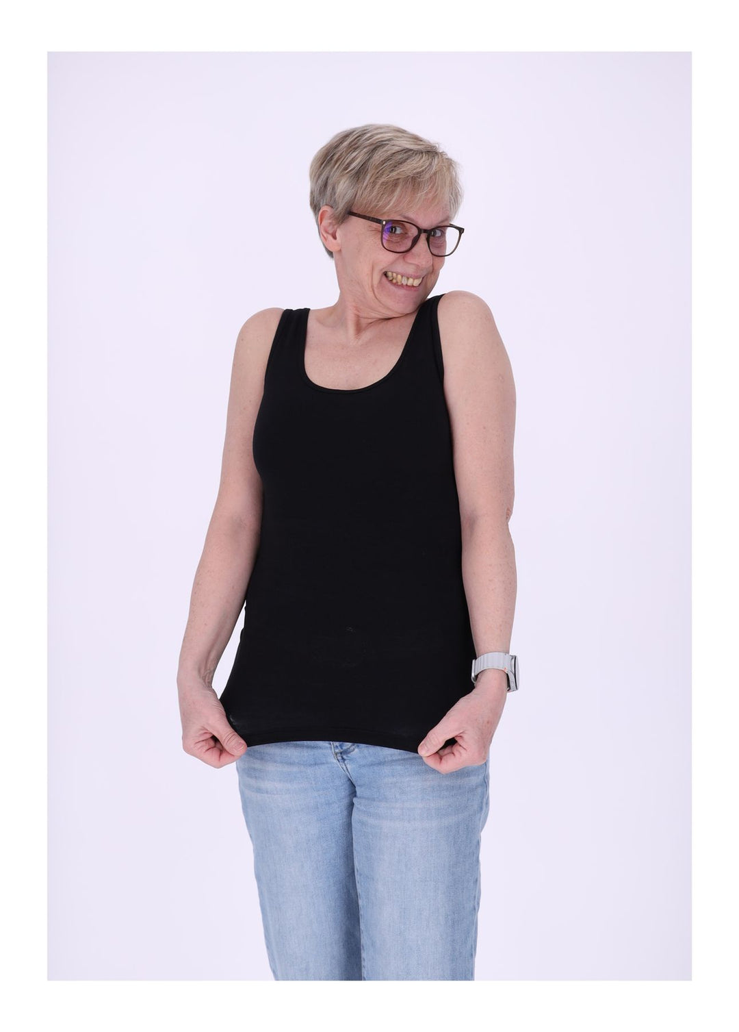 BELLUNO Top Damen Baumwolle