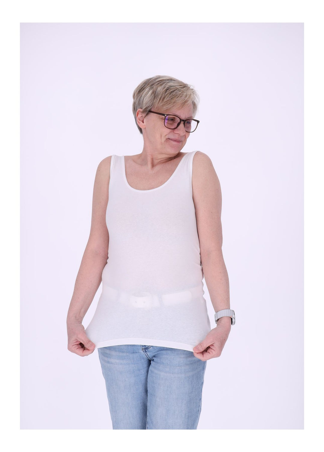 BELLUNO Top Damen Baumwolle