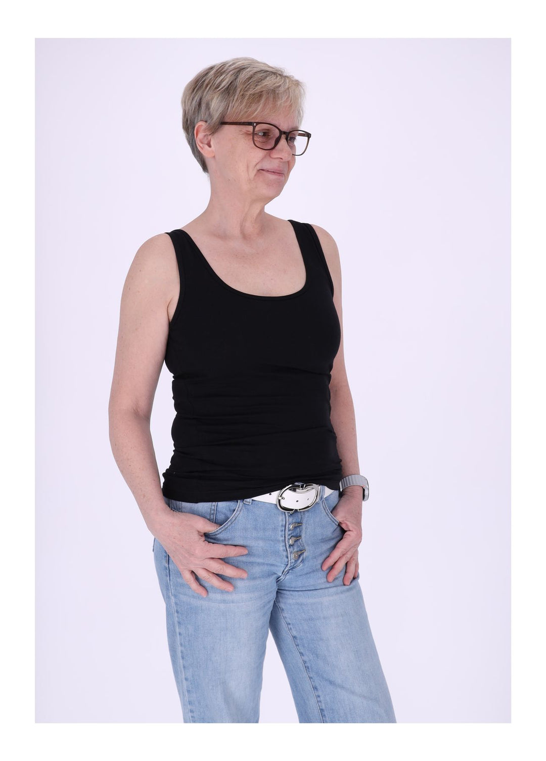 BELLUNO Top Damen Baumwolle