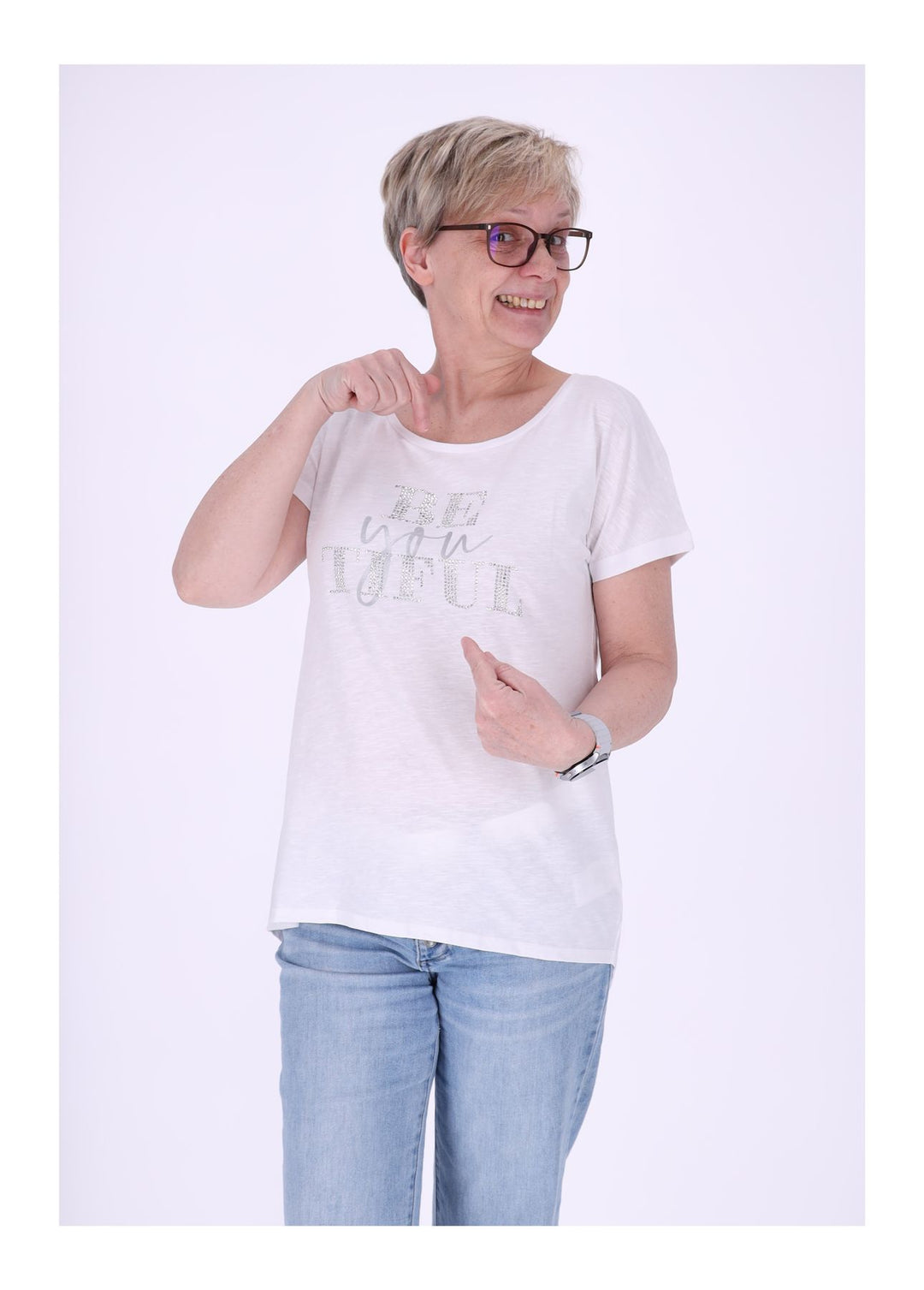 New View Damen T-Shirt Be You Tiful