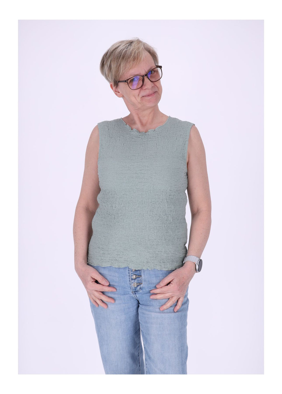 New View Cropped T-Shirt Damen