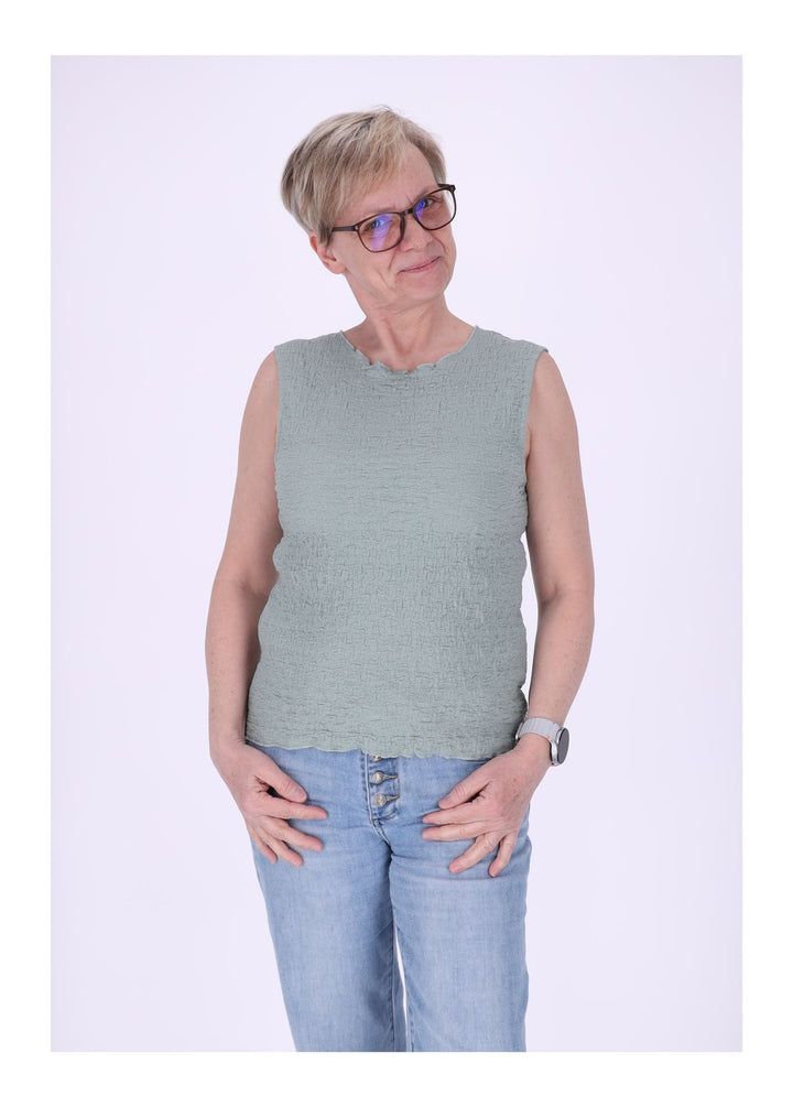 New View Cropped T-Shirt Damen