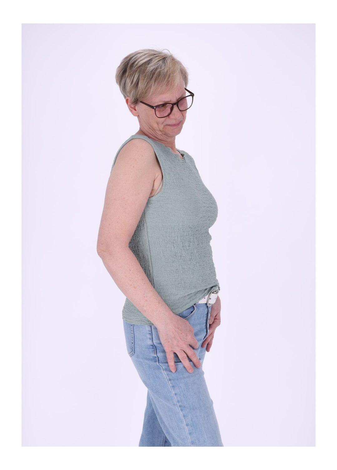 New View Cropped T-Shirt Damen