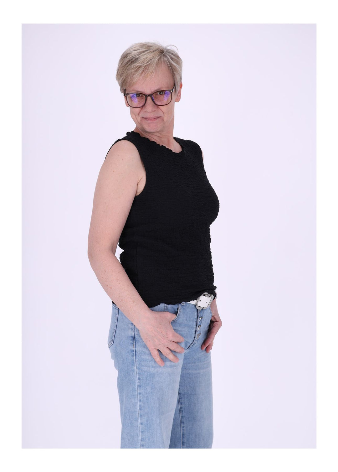 New View Cropped T-Shirt Damen