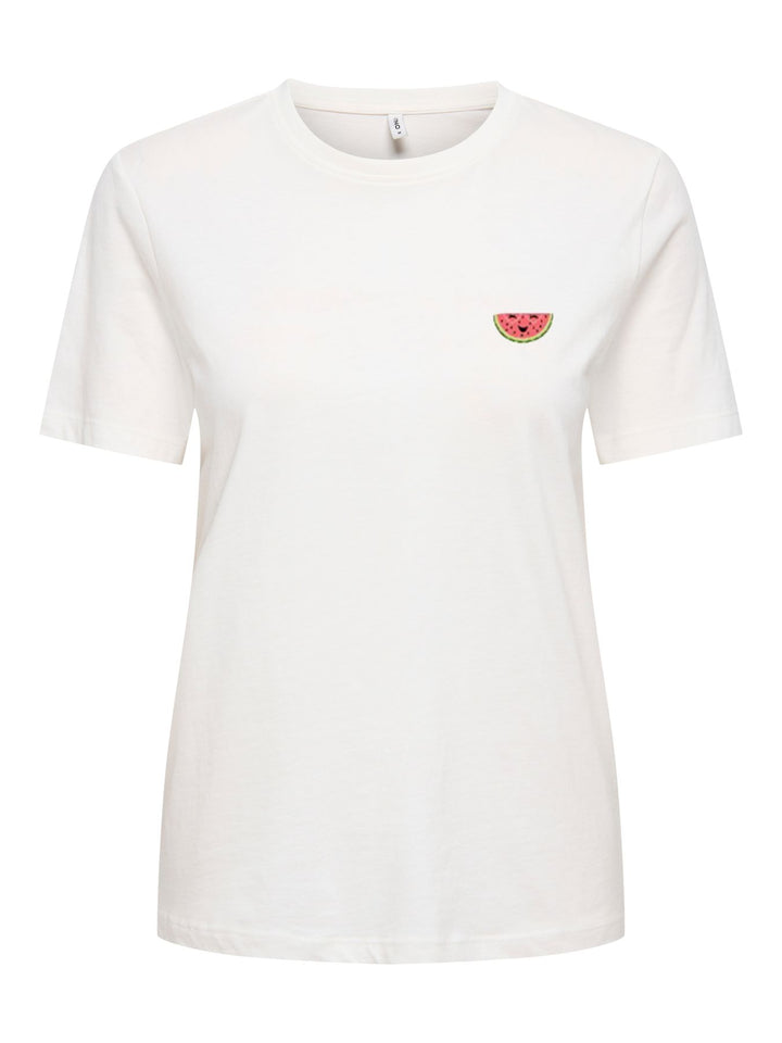 ONLY Henny Damen T-Shirt Bio-Baumwolle