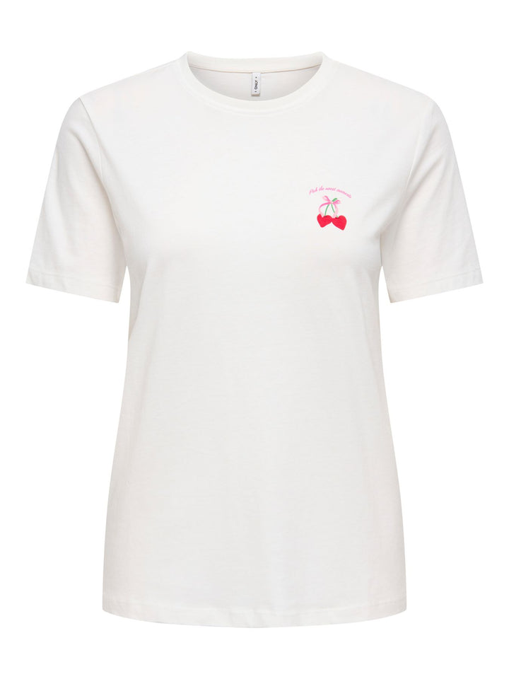 ONLY Henny Damen T-Shirt Bio-Baumwolle
