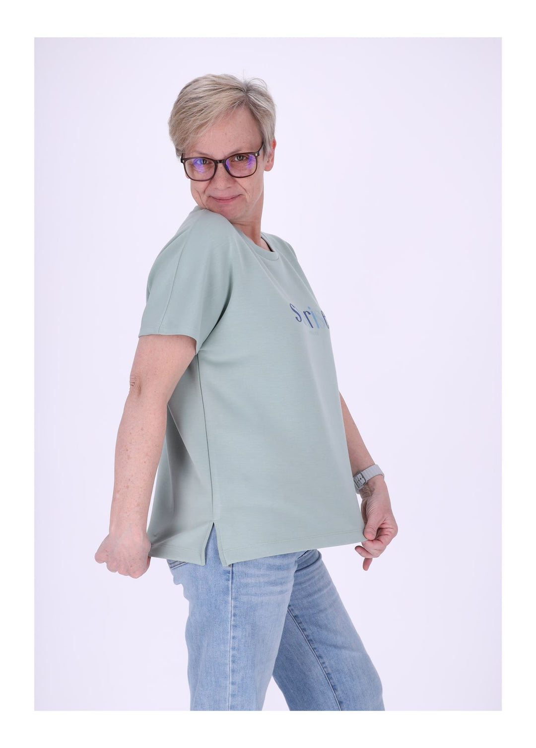 T-Shirt Dame SUNRISE Samtdruck