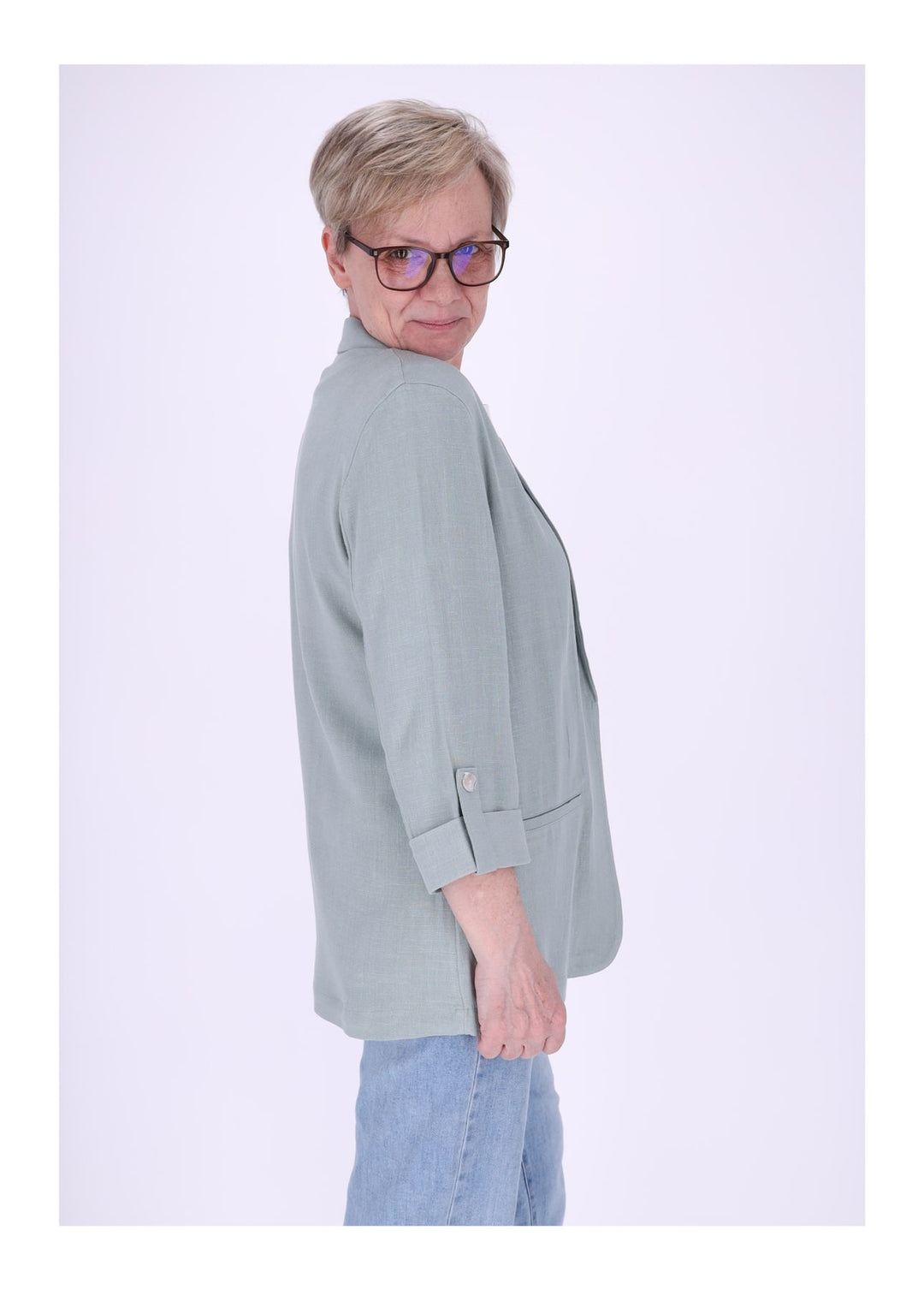 ONLSIESTA 3/4 OPEN LIN BL BLAZE TLR