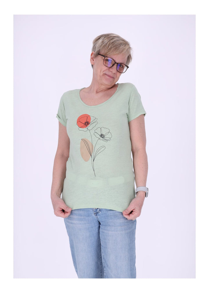 mjunik T-Shirt Damen NANTES Frontprint