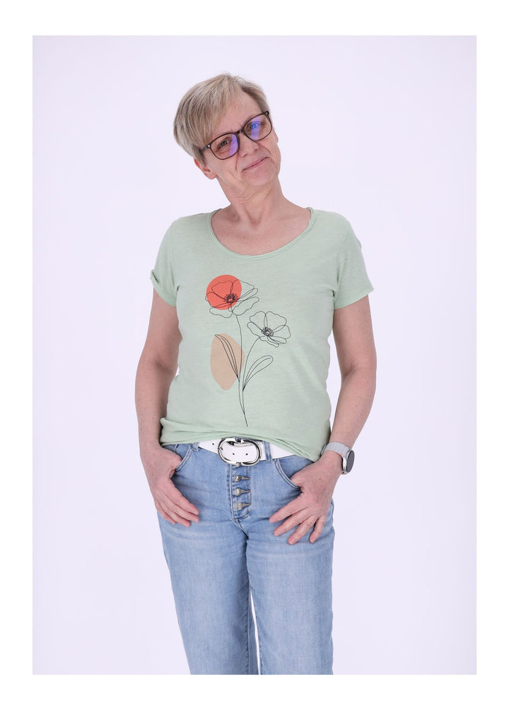 mjunik T-Shirt Damen NANTES Frontprint