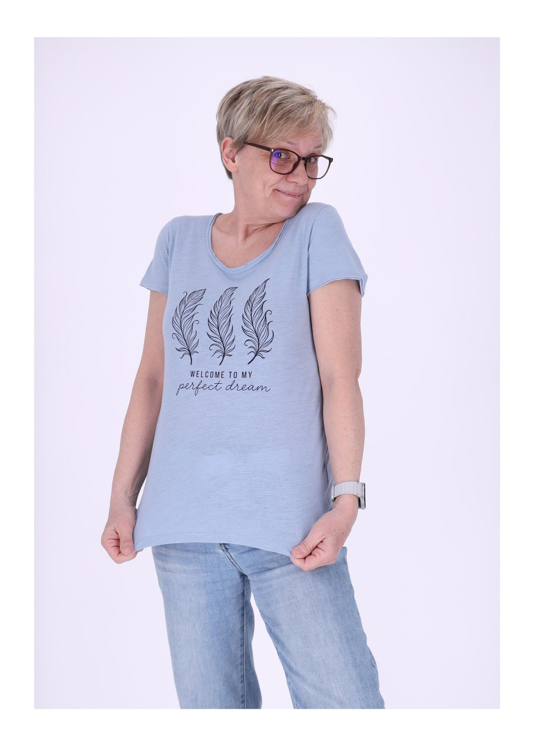 mjunik T-Shirt Damen NANTES Frontprint