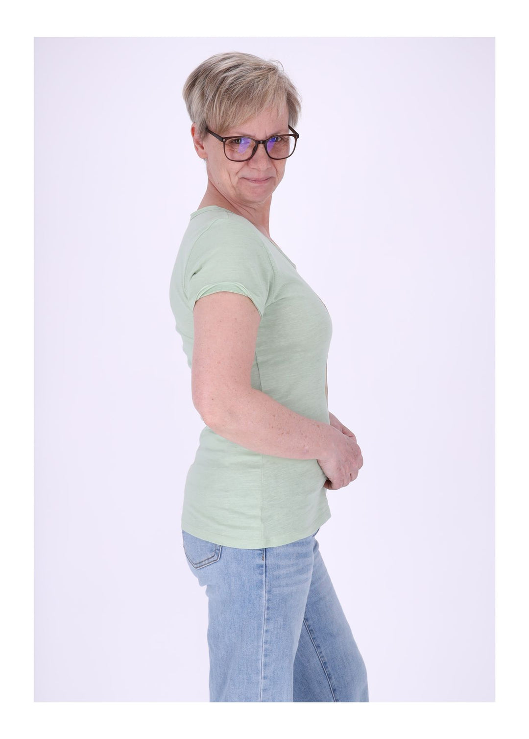 mjunik T-Shirt Damen NANTES Frontprint