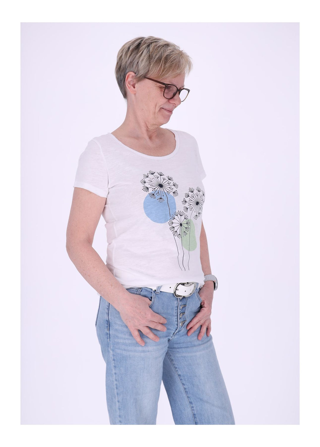 mjunik NANTES Damen T-Shirt Baumwolle