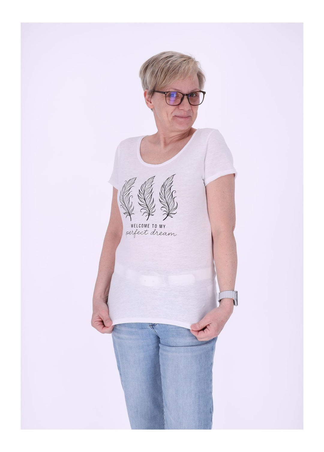 mjunik NANTES Damen T-Shirt Baumwolle
