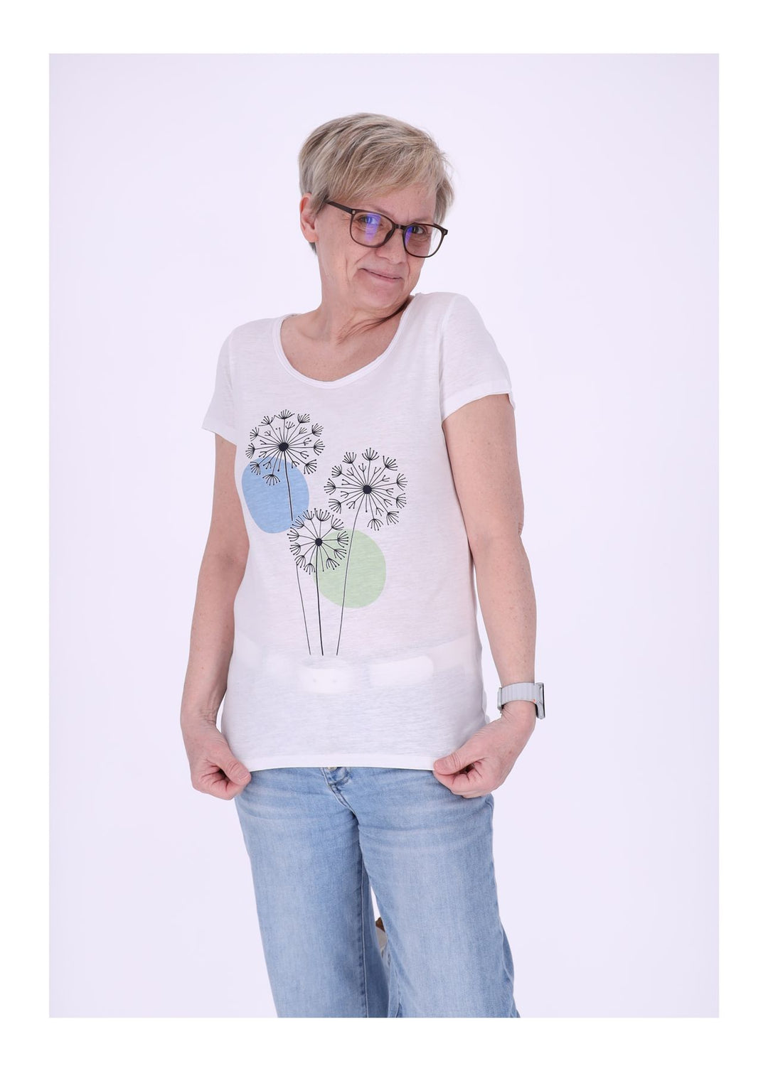 mjunik NANTES Damen T-Shirt Baumwolle