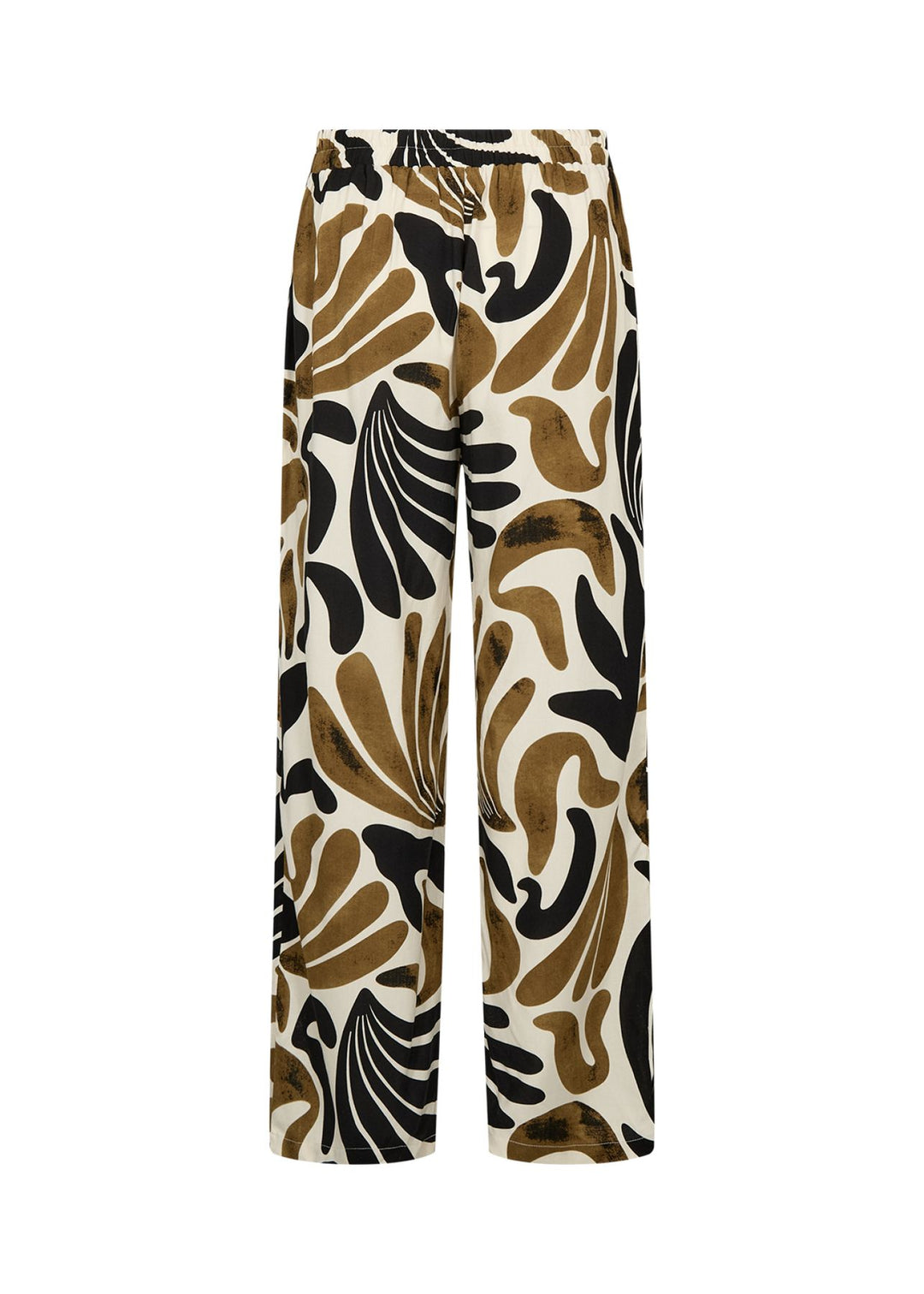 Hose Damen Abstrackter Print