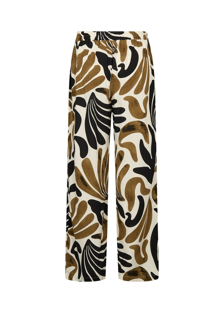 Hose Damen Abstrackter Print