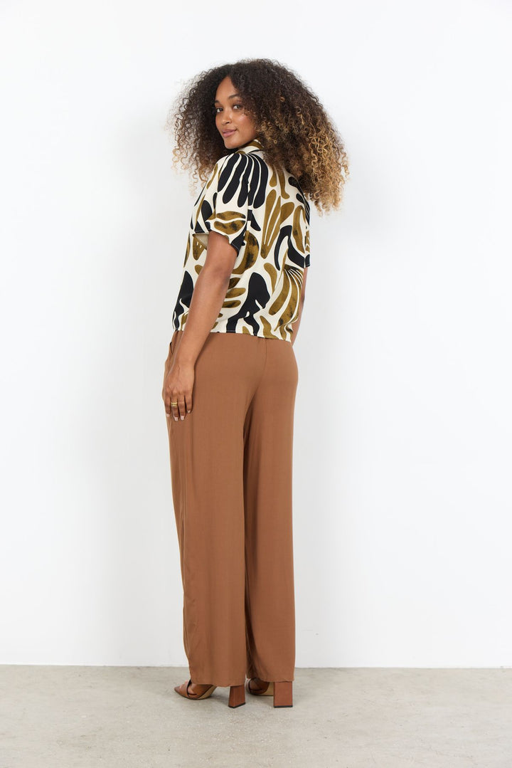 Bluse Damen Abstrackter Print