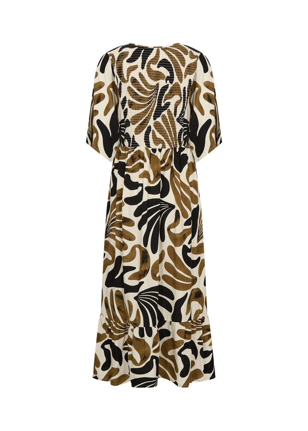 Kleid Damen Abstrackter Print