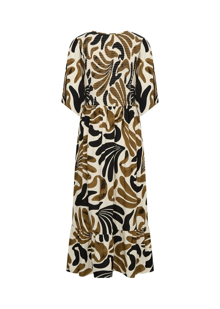 Kleid Damen Abstrackter Print