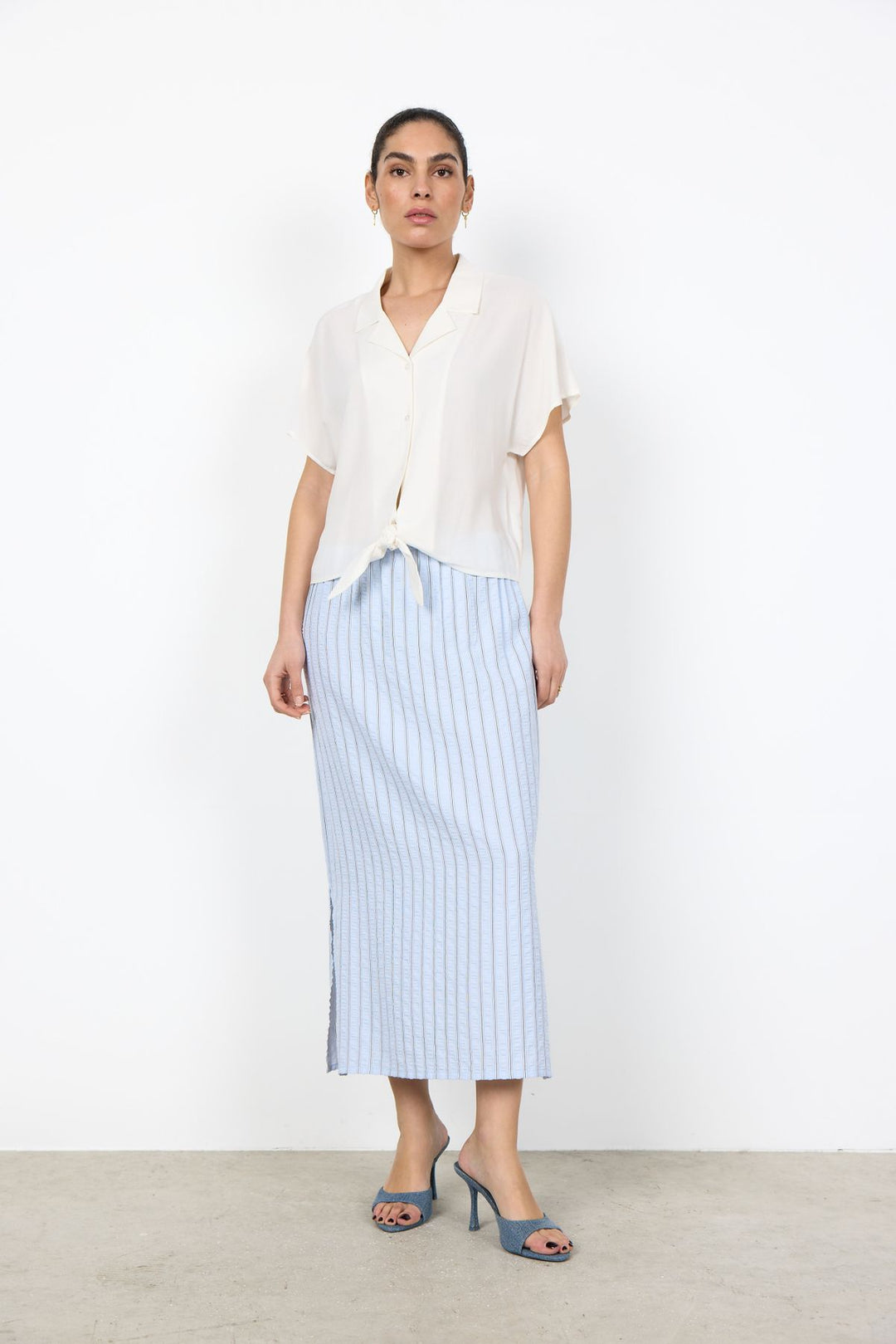 Bluse Damen Krawattenfront