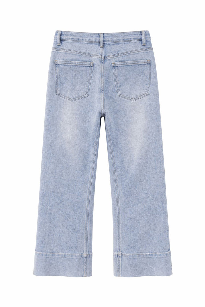 5f Jeans Damen Culotte mit Taschen