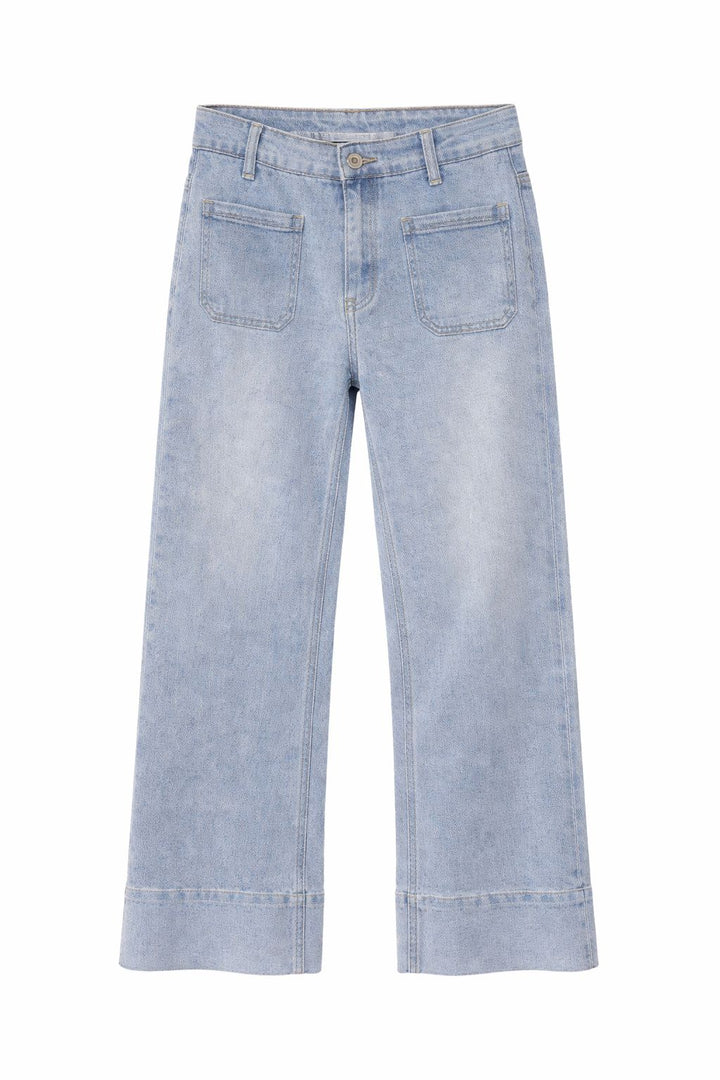 5f Jeans Damen Culotte mit Taschen