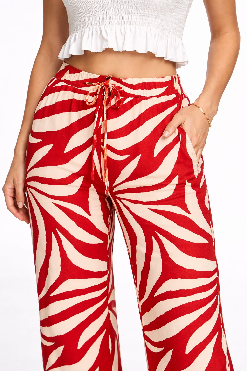 ONLY Sakura Loose Pull Up Pants
