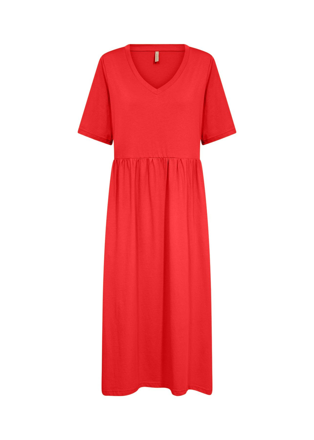 Soyaconcept Baumwoll-Kleid geraffte Taille