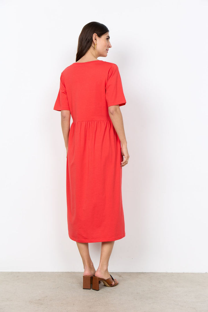 Soyaconcept Baumwoll-Kleid geraffte Taille