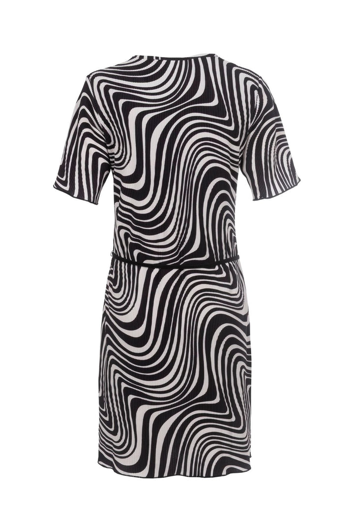 SOQUESTO Plissee Kleid Damen Kurz