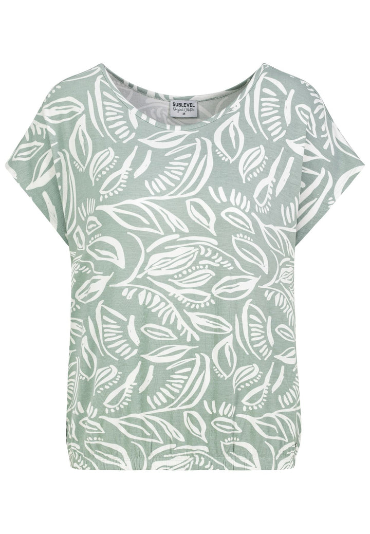 Authentic Style Damen T-Shirt Floraler Druck