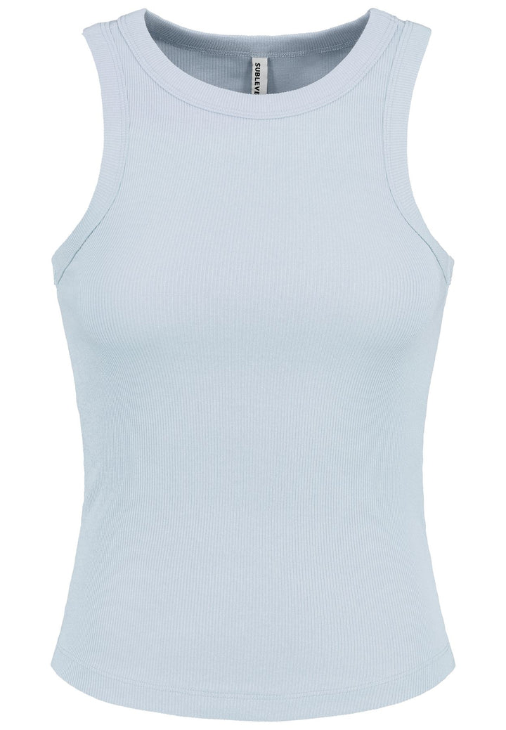 Authentic Style Damen Top Gerippt