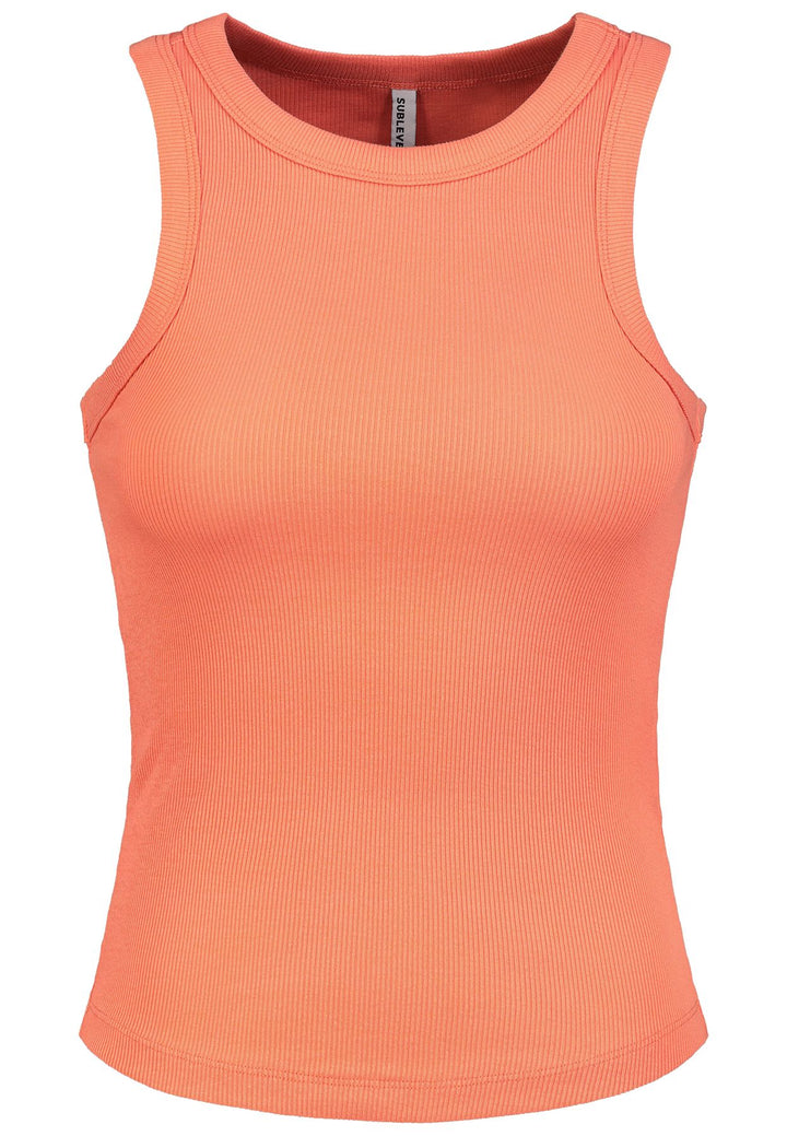 Authentic Style Damen Top Gerippt