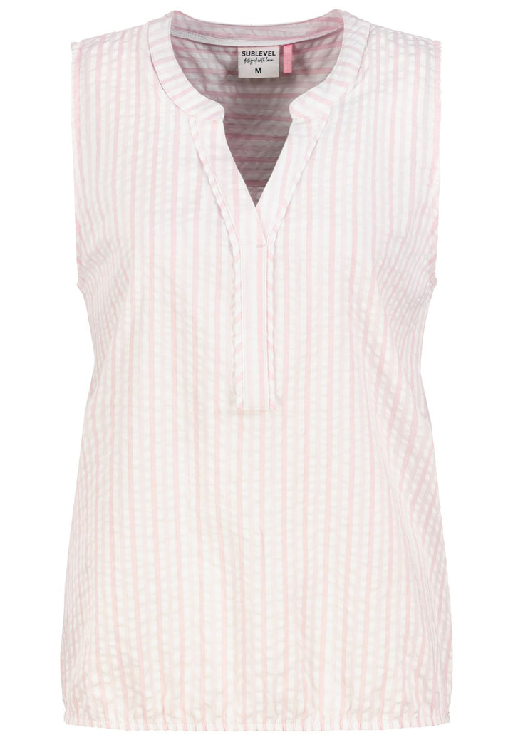 Bluse Damen ohne Arm Rückenpasse