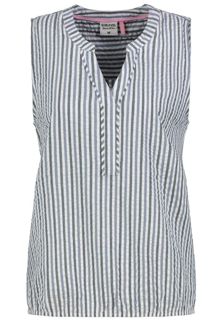Bluse Damen ohne Arm Rückenpasse