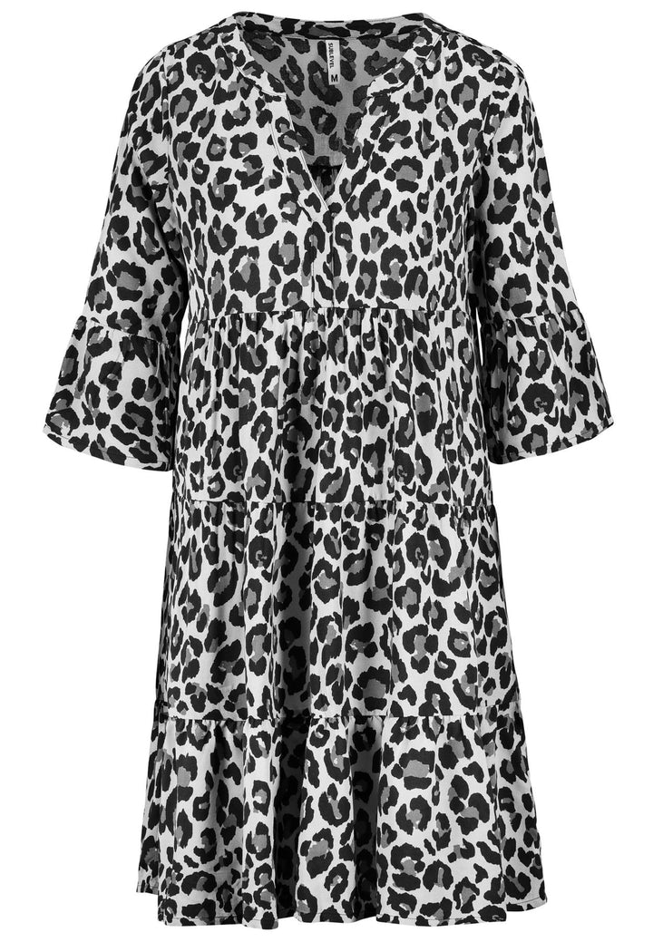 Authentic Style Kleid Tierprint Stufenschnitt