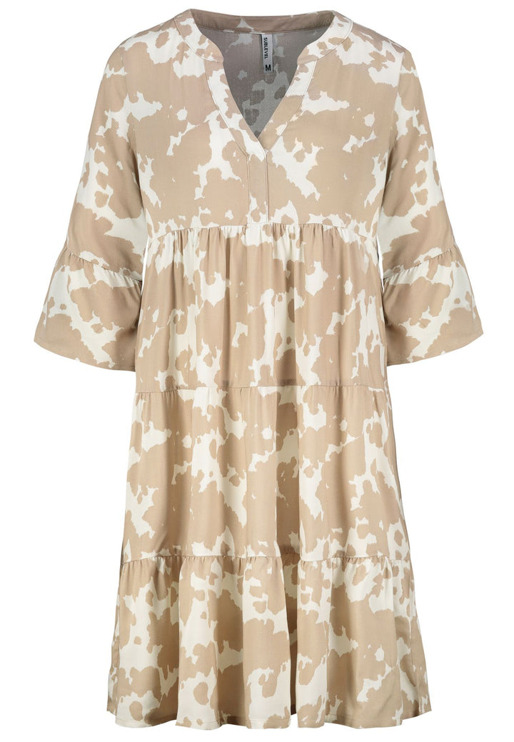 Authentic Style Kleid Tierprint Stufenschnitt