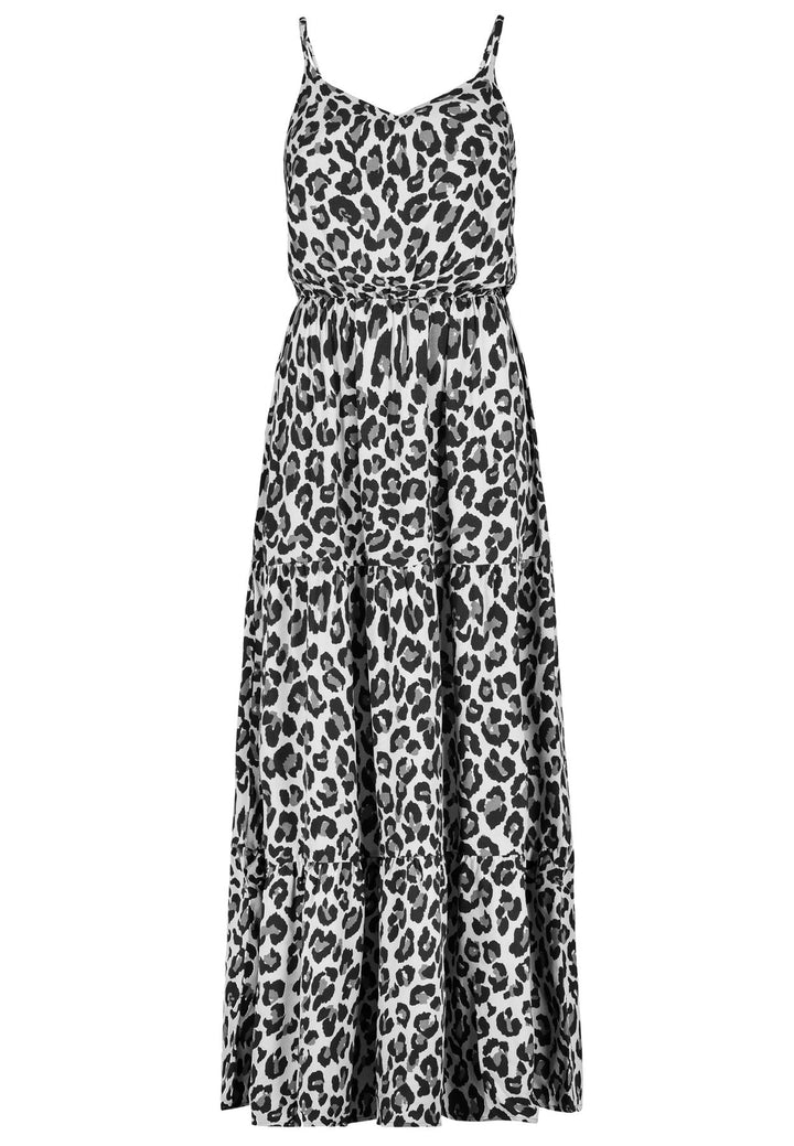 Maxikleid Damen Volants Authentic Style